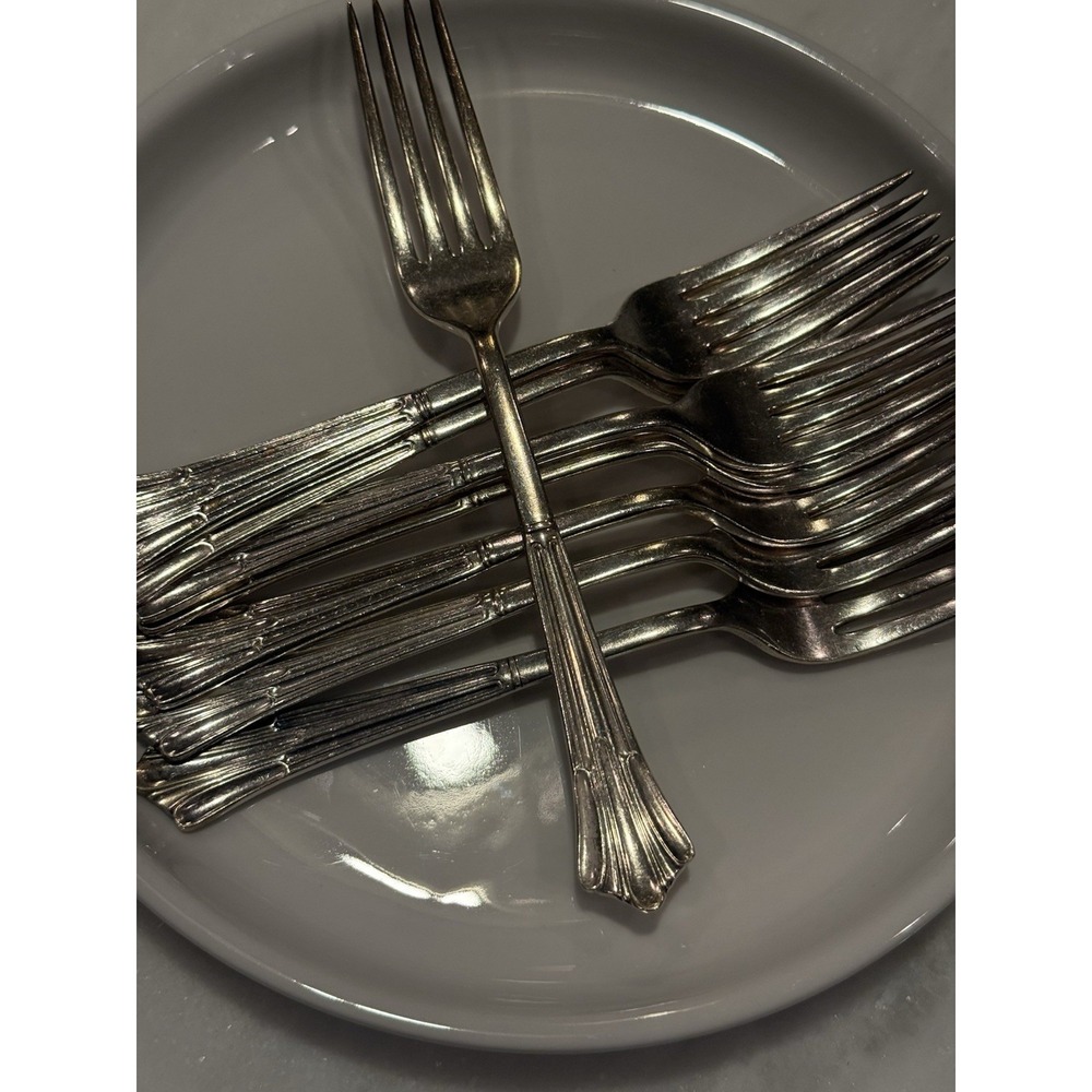 Antique Santa Fe Railroad Dining Car Dinner Fork Place Setting Utensil Vintage